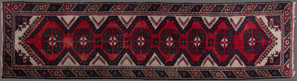 TURKISH HAND KNOTTED WOOL RUNNER