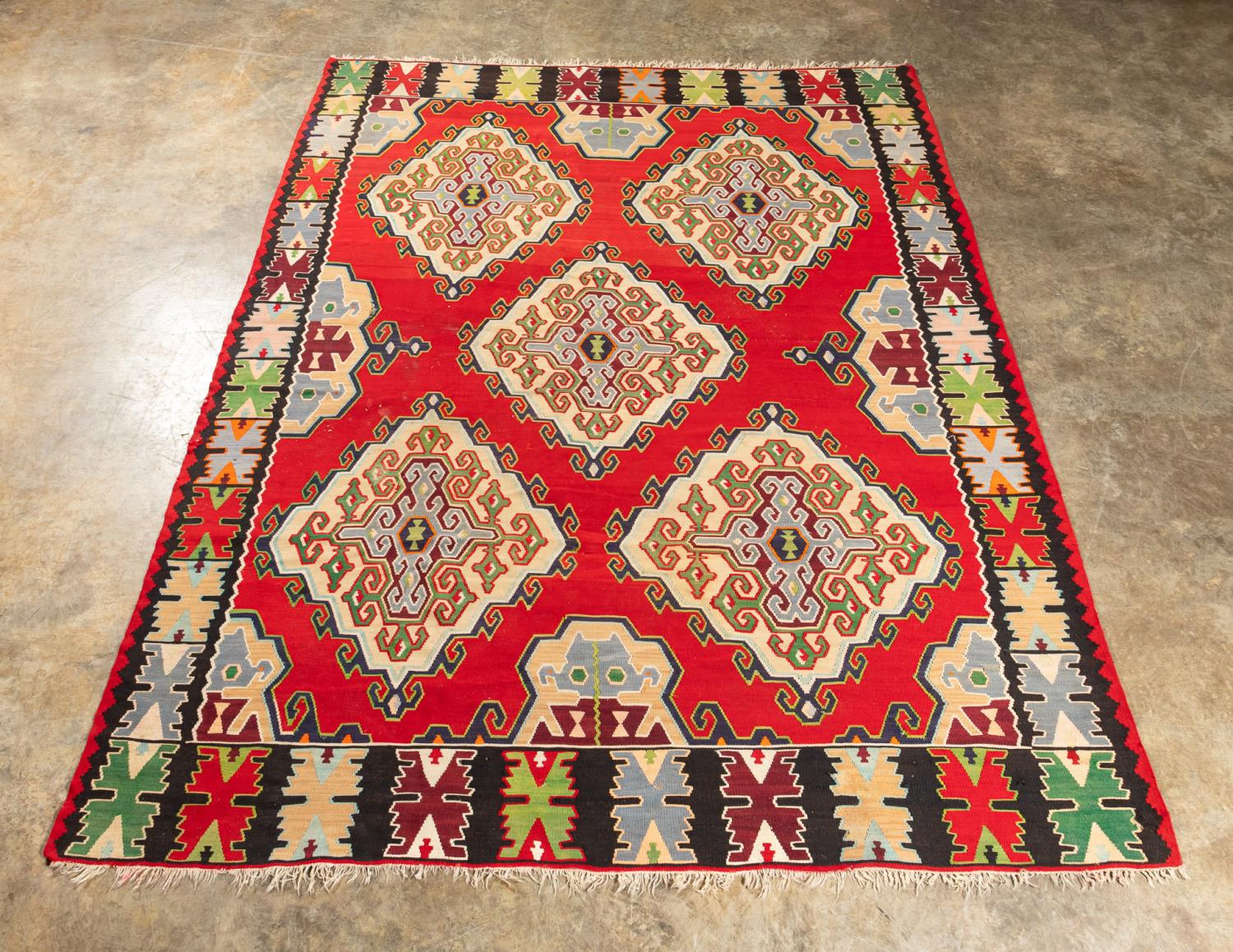TURKISH HAND-WOVEN KILIM RUG