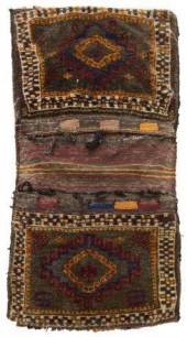 TURKISH HAND-WOVEN WOOL SADDLE