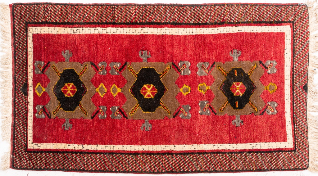 TURKISH HANDKNOTTED RUG /