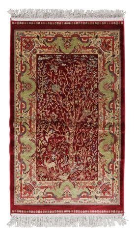 TURKISH HEREKE BAMBOO SILK RUG,