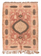 TURKISH HEREKE RUG: 4’7” X 6’1