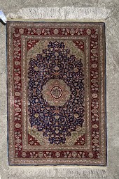 TURKISH HEREKE SILK HK RUG, 3'