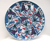 TURKISH IZNIK POTTERY CHARGER