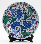 TURKISH IZNIK STYLE CERAMIC BO