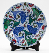 TURKISH IZNIK STYLE CERAMIC BO