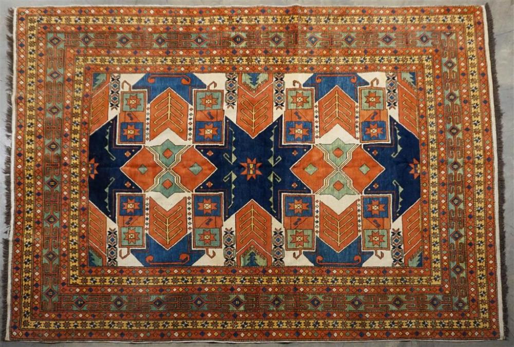 TURKISH KAZAK RUG, 7 FT 1 IN X 9 FT