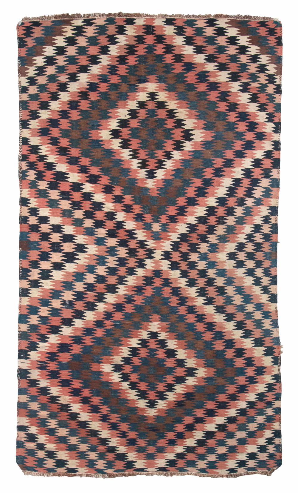 TURKISH KILIM CARPET: 5'7" X 9'9"