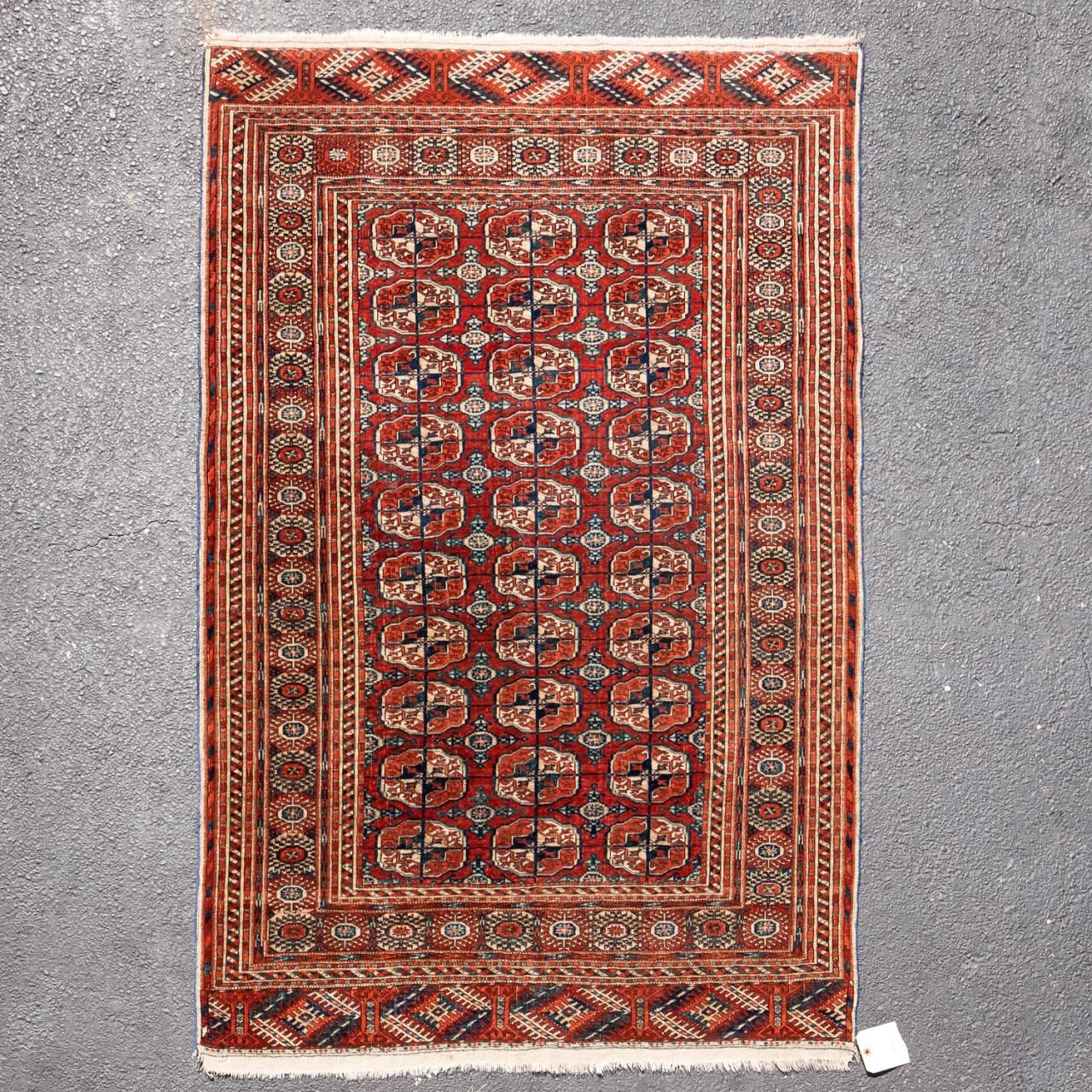 TURKISH KILIM CARPET, 6' 10" X