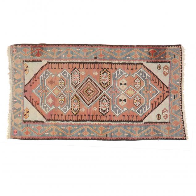 TURKISH KILIM Pink field with