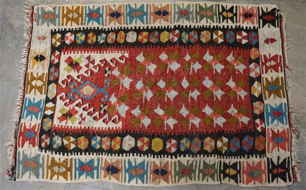 TURKISH KILIM RUG, 5 FT 1 IN X 3 FT