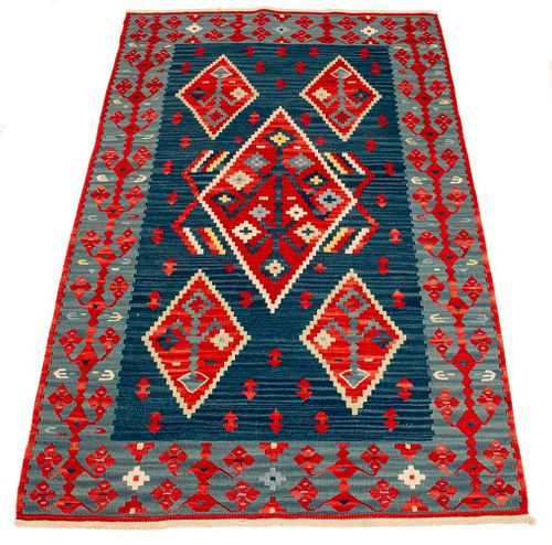 TURKISH KILIM RUG, 5&#039; X