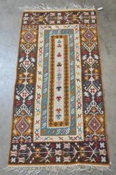 TURKISH KILIM RUG, 6'5" X 3'1"