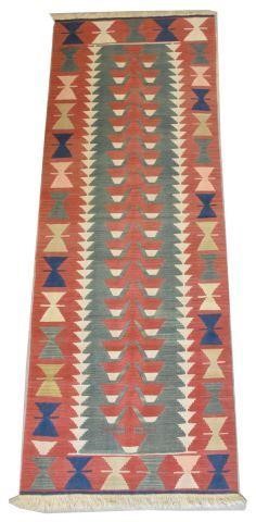 TURKISH KILIM RUG, APPROX. 8'1" X