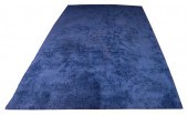 TURKISH MODERN BLUE SHAG RUG,