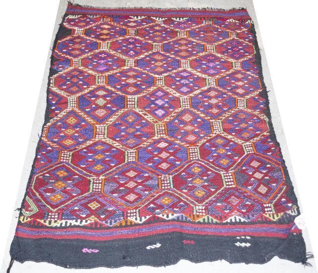 TURKISH NOMADIC SOUMAK RUG 4'9" X