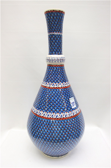 TURKISH POTTERY HAND VASE hand