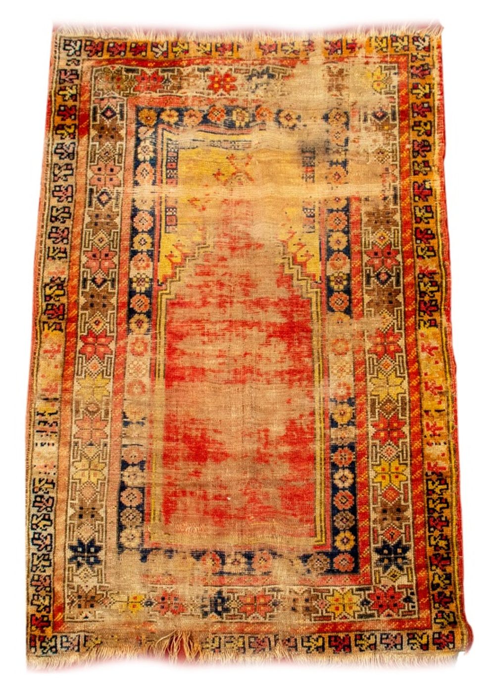 TURKISH PRAYER RUG, 4' 11" X 3'