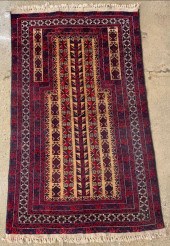 TURKISH PRAYER RUG, 4 X 2 Turk