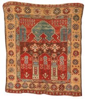 TURKISH PRAYER RUG, MID 19TH C