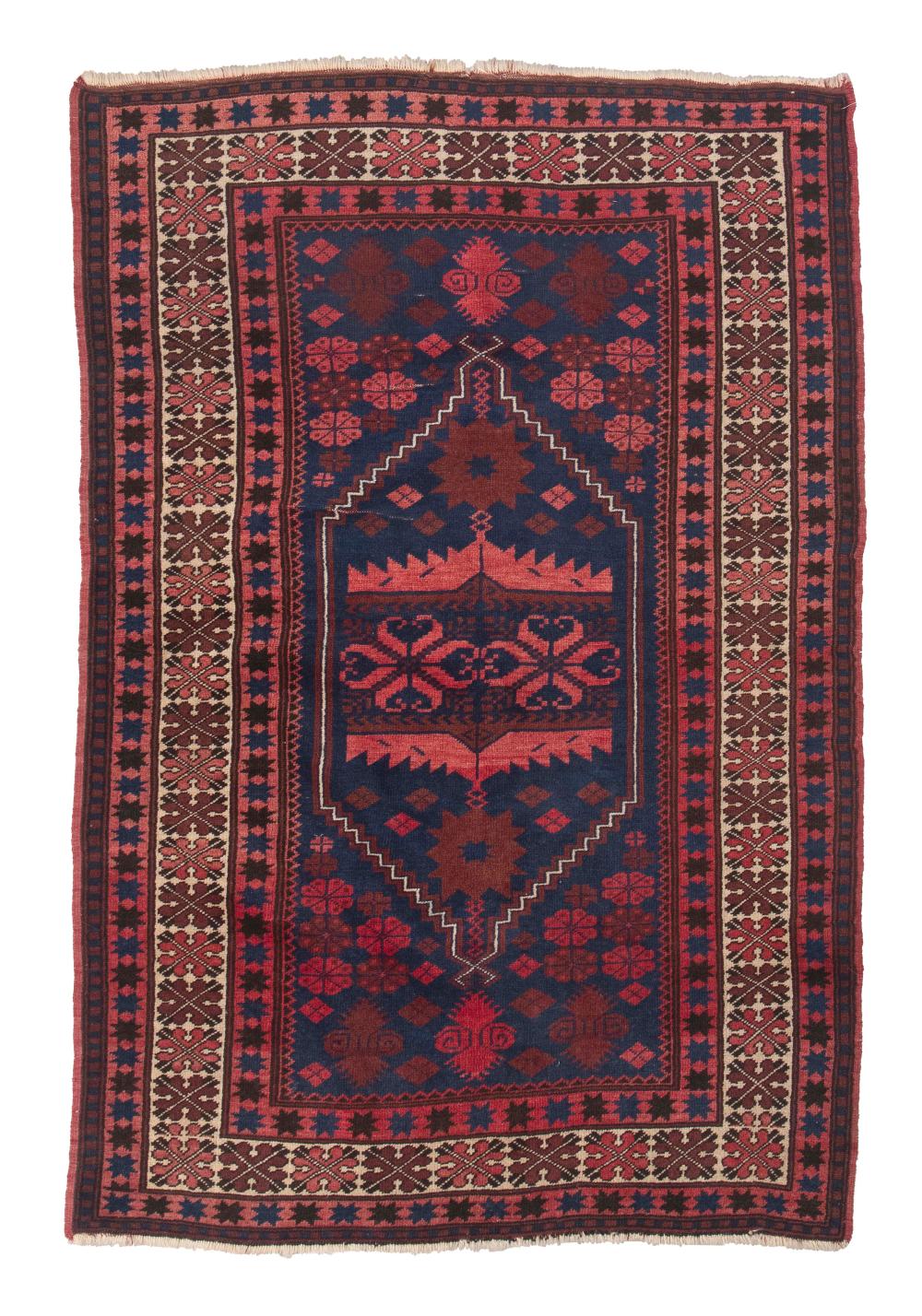 TURKISH RUG: 3’10” X 6’4”TURKISH
