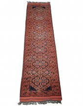 TURKISH RUNNERwool; 3' x 12'8"