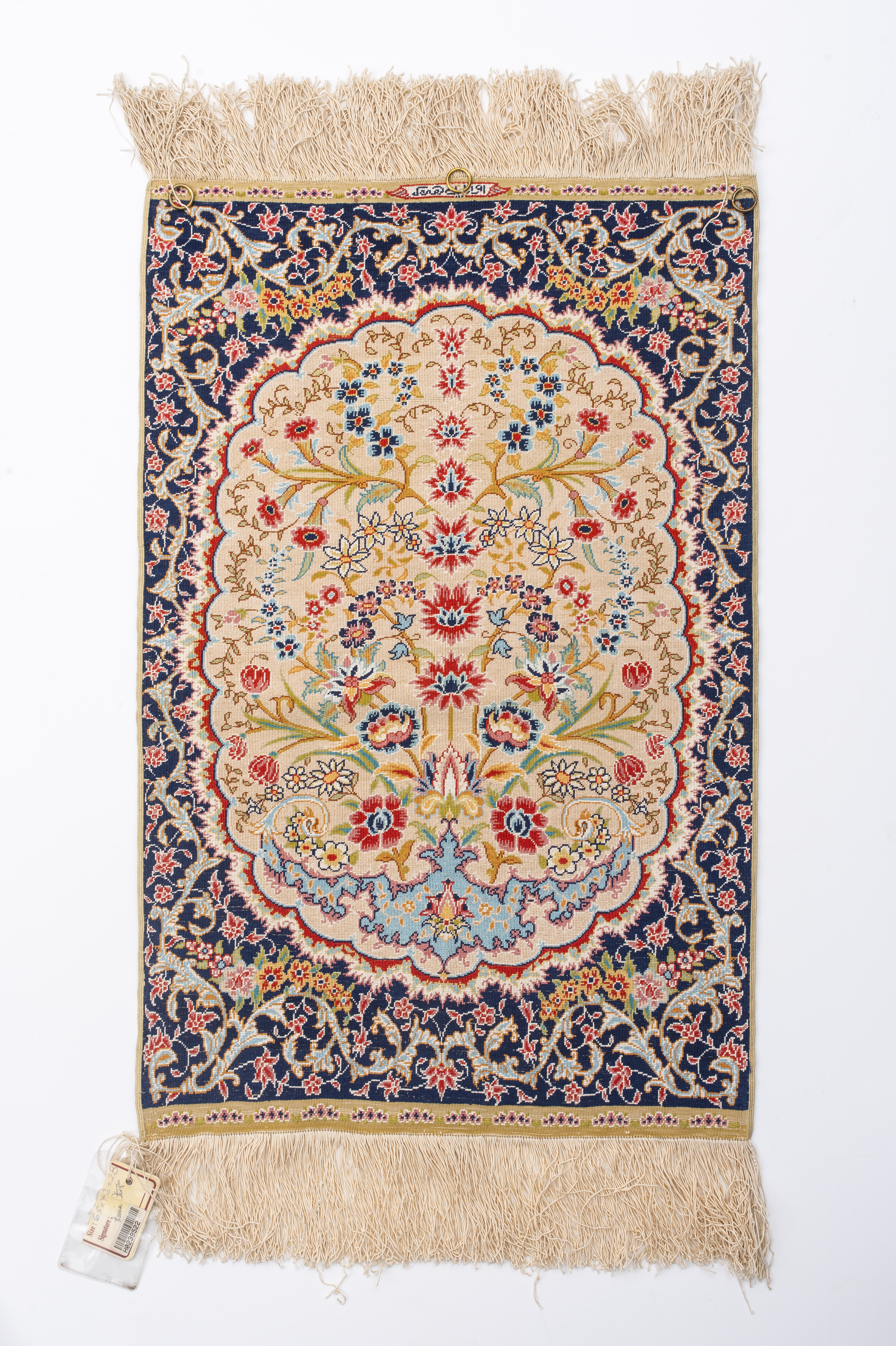 TURKISH SIGNED SILK HEREKE OZIPEK