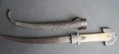 TURKISH SILVER PLATE AND BONE