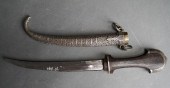 TURKISH SILVER PLATE AND WOOD