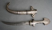 TURKISH SILVER PLATE KHANJAR D