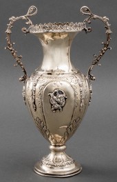 TURKISH SILVER VASE IN THE EUR