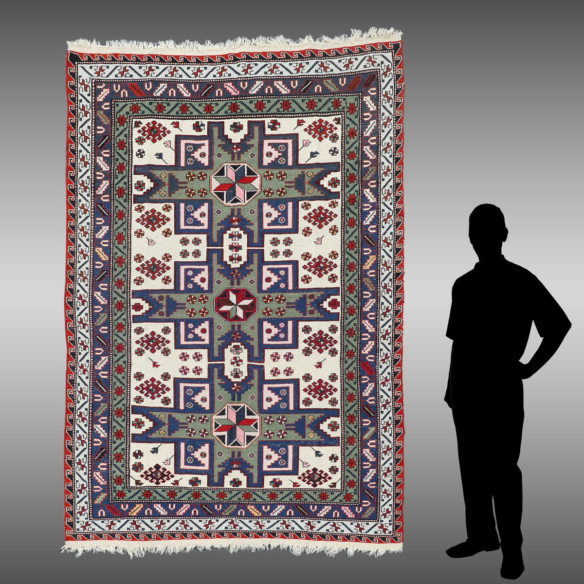 TURKISH SOUMAK HAND WOVEN FLATWEAVE