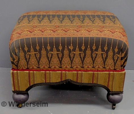 Turkish style stool with black ball