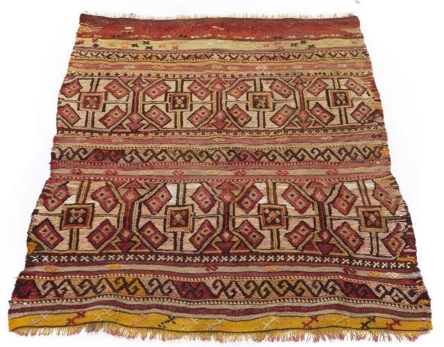 TURKISH SUMAK CAMEL BAG PANEL, 3'2"