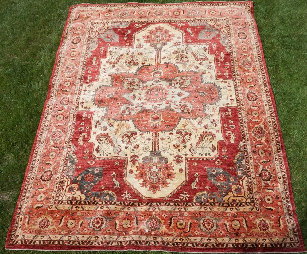 TURKISH TABRIZ RUG, 15 FT 5 IN X 11