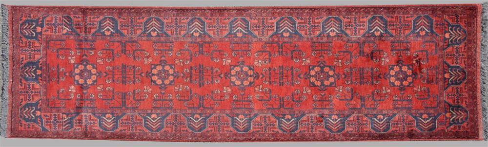 TURKMEN AFGHAN WOOL RUNNERTURKMEN
