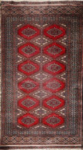 TURKMEN BOKHARA WOOL RUGTURKME