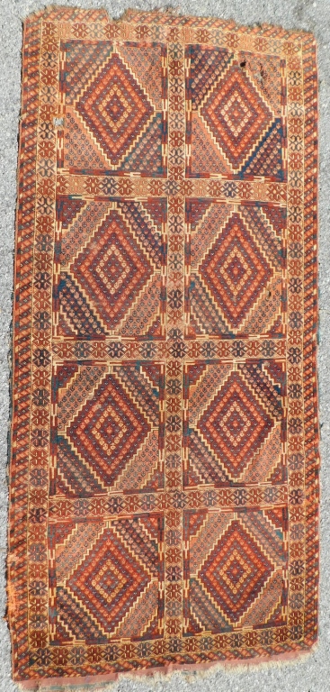 TURKMEN FLORAL RUG Turkey,20th