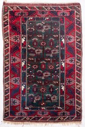 TURKMEN GEOMETRIC MOTIF RUG, 6