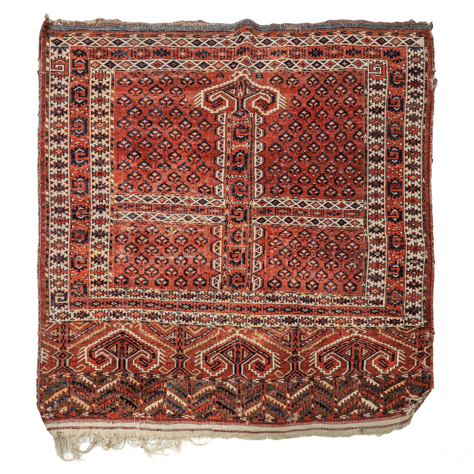 TURKMEN STYLE ORIENTAL WOVE TEXTILE