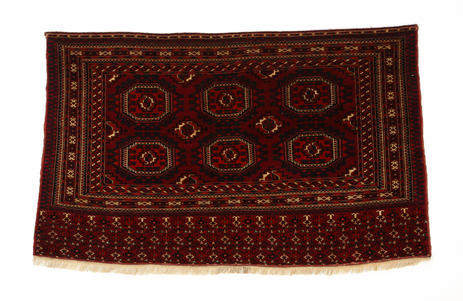 TURKMEN TEKKE CHUVAL. Ca. 1890. 