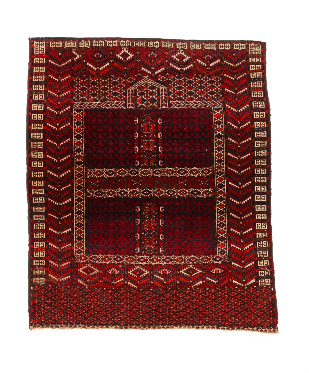 TURKMEN TEKKE ENSI RUG. Late 19th