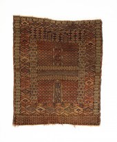 TURKMEN TEKKE ENSI RUG. Mid 19