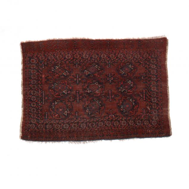 TURKOMAN BAG FACE  Burgundy field