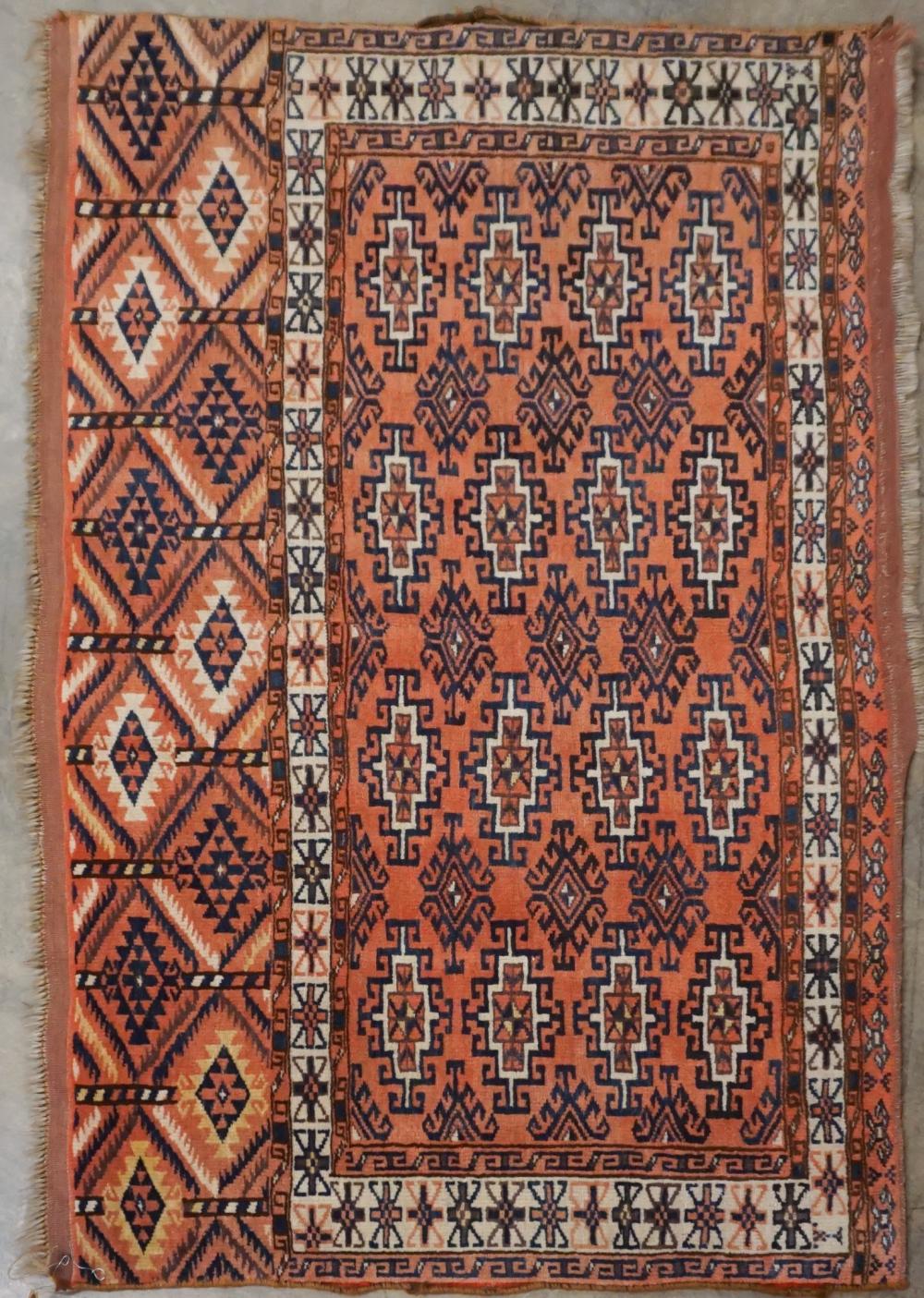 TURKOMAN BAGFACE, 3 FT 10 IN X 2 FT