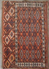 TURKOMAN BAGFACE, 3 FT 10 IN X