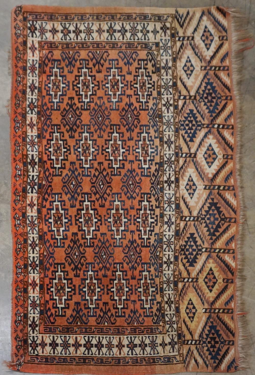 TURKOMAN BAGFACE, 4 FT X 2 FT 7