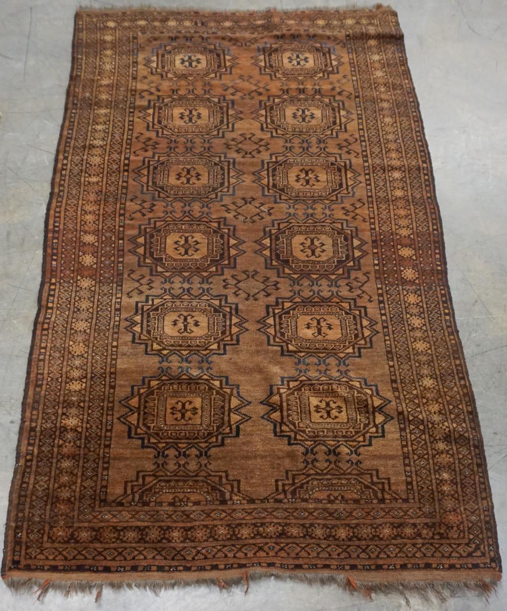 TURKOMAN BOKHARA RUG, 6 FT 6 IN X 3