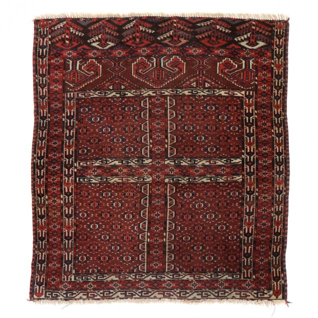 TURKOMAN HATCHLI RUG Brownish red
