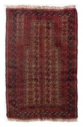 TURKOMAN PRAYER RUG: 2’10” X 4